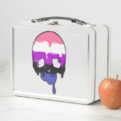 源流液プライド滴下スカル メタルランチボックス (インサイチュ)