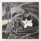 準ガルゴイル ガラスコースター (正面)