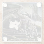 準ガルゴイル ガラスコースター (裏面)