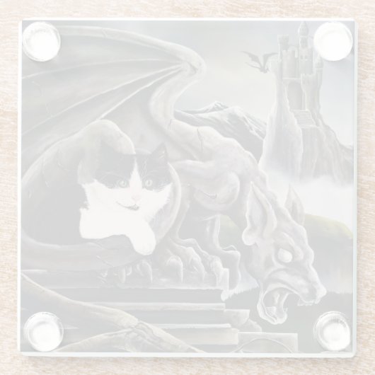 準ガルゴイル ガラスコースター (裏面)