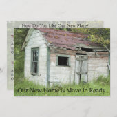 準備ができたで-私用おもしろいなアドレス変更動かして下さい 案内状 (正面/裏面)