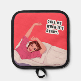 準備ができたら電話して！ 鍋敷き