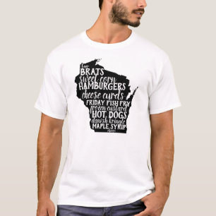 準備ができたウィスコンシンの食糧夕食 Tシャツ