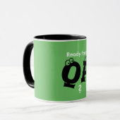 準備ができた前部QAのマグ マグカップ (正面左)