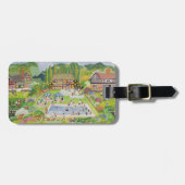 準備ができた茶 ラゲッジタグ (正面横)