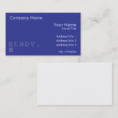 準備ができた 名刺 (正面/裏面)