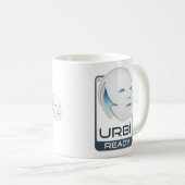準備ができたUrbiおよびGostai コーヒーマグカップ (正面右)