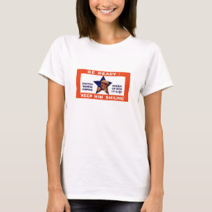 準備ができていて下さいあって下さい! 彼を微笑させ続けて下さい -- WWI Tシャツ