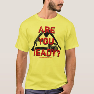 準備ができていますか。 ゾンビのTシャツ Tシャツ
