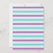 準備ができていポップ・アートのる!バブルベビーシャワー 招待状 (裏面)