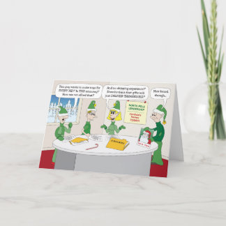 「準備ができてないの？」 クリスマスグリーティングカード シーズンカード