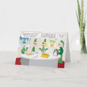 「準備ができてないの？」 クリスマスグリーティングカード シーズンカード (正面)