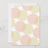 準備ができてポップ・アートのソーダポップ・アートの缶ピンクの女の子の赤ちゃんシャワー 招待状 (裏面)