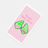 準備ができてポップ・アートの赤ちゃん女の子ピンクピー赤ちゃんシャワーカスタム (コーナー)