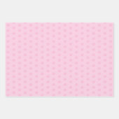 準備ができてポップ・アートの赤ちゃん女の子ピンクピー赤ちゃんシャワーカスタム ラッピングペーパーシート (正面3)