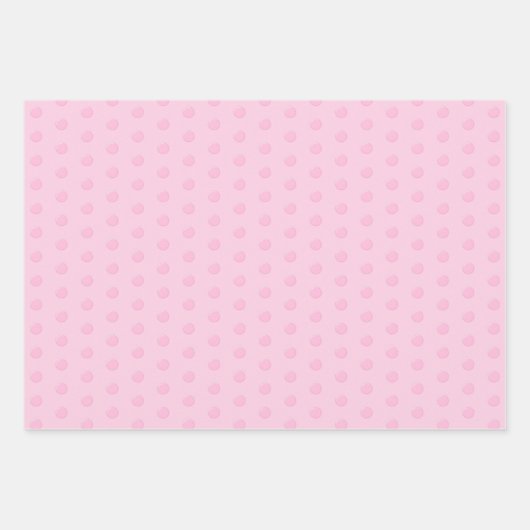 準備ができてポップ・アートの赤ちゃん女の子ピンクピー赤ちゃんシャワーカスタム ラッピングペーパーシート (正面3)