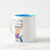 準備ができて休暇 ツートーンマグカップ (正面左)