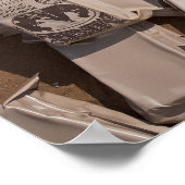 準備ができて盛り上がる食べ食事 ポスター (角)