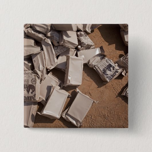 準備ができて盛り上がる食べ食事 缶バッジ (正面)