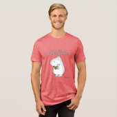 準備ができて積極的で漠然と有能なサンドラボイントン トライブレンドTシャツ (正面全面)