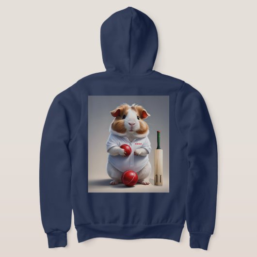 準備ができて、ギニア豚クリケット パーカ (レイダウン裏面)