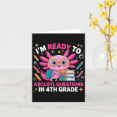準備ができてAaxolotl質問4年生1日目4 カード (黄色い花)