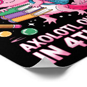 準備ができてAaxolotl質問4年生1日目4 ポスター (角)