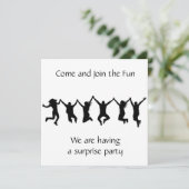 **準備ができ祝ました**驚きのパーティー**招待状 招待状 (スタンド正面)
