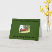 **準備がリラックス整い、ハッピーバースデー?** カード (黄色い花)