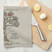 準備が整っている キッチンタオル (四つ折り)