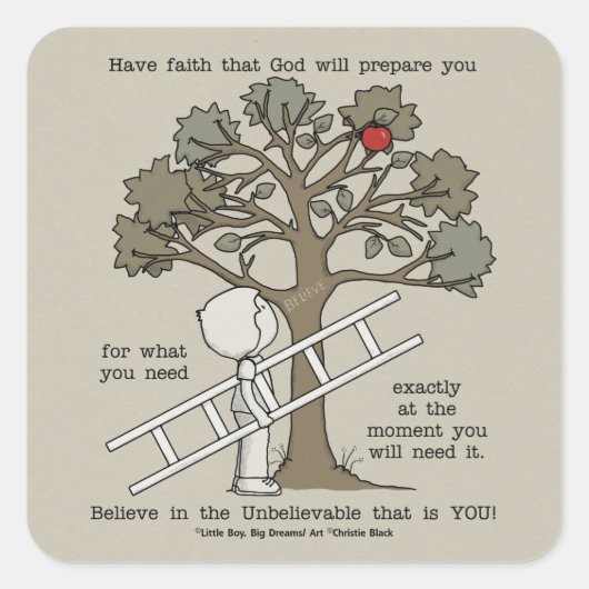 準備が整っている スクエアシール (正面)