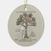 準備が整っている セラミックオーナメント (左)