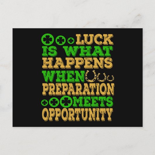 準備がOpportに会うと運が起こる ポストカード (正面)