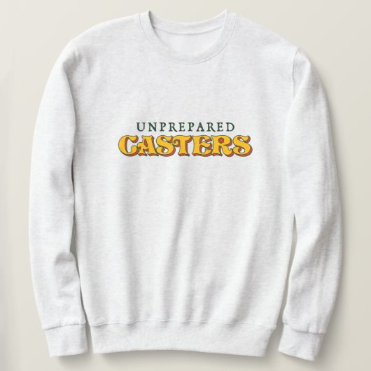 準備されていないキャスタースロゴスウェットシャツ スウェットシャツ (デザイン正面)