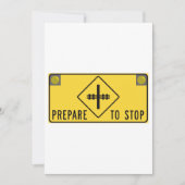 準備すストップる 招待状 (正面)