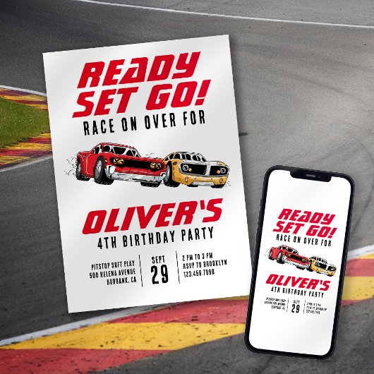 準備だ!カーズバースデーパーティー 招待状