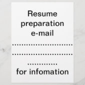 準備の再開 チラシ (正面)