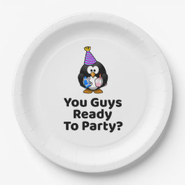 準備はいいかパーティー?誕生日おもしろいパーティー ペーパープレート
