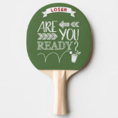 準備はいいか?ビールポンサッカーシャルボード 卓球ラケット (正面)