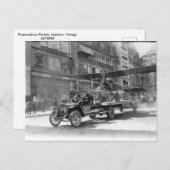 準備パレード、飛行機、ヴィンテージ ポストカード (正面/裏面)