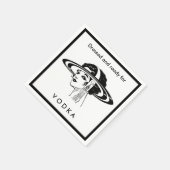 準備フォードカヴィンテージレディファッションアルコール引用文 スタンダードカクテルナプキン (角)