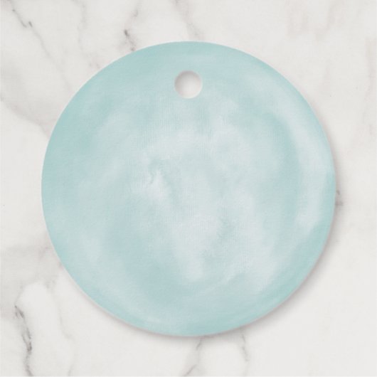 準備ポップ・アートのしろ！赤ちゃんシャワー感謝していお願い フェイバータグ (裏面)