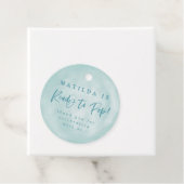 準備ポップ・アートのしろ！赤ちゃんシャワー感謝していお願い フェイバータグ (インサイチュ)