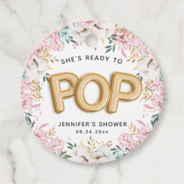 「準備ポップ・アートの」フローラシャワー風船 フェイバータグ