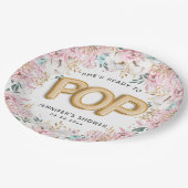 「準備ポップ・アートの」フローラシャワー風船 ペーパープレート (アングル)