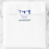 準備ポップ・アートの!ベビー物干し用ベビーシャワー スクエアシール (バッグ)