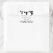 準備ポップ・アートの!物干し用ベビーシャワー スクエアシール (バッグ)