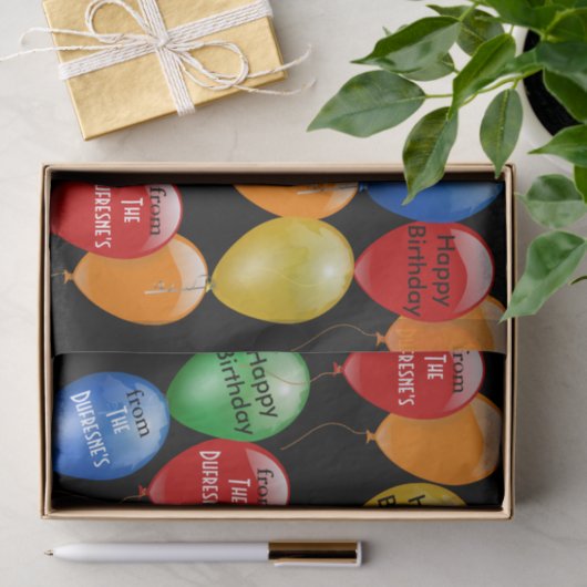 準備完了のパーソナライズされた誕生日 薄葉紙 (ギフト)