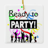 準備完了パーティーオーナメント セラミックオーナメント (正面)