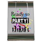 準備完了パーティー抱き枕 ミディアムペーパーバッグ (裏面)